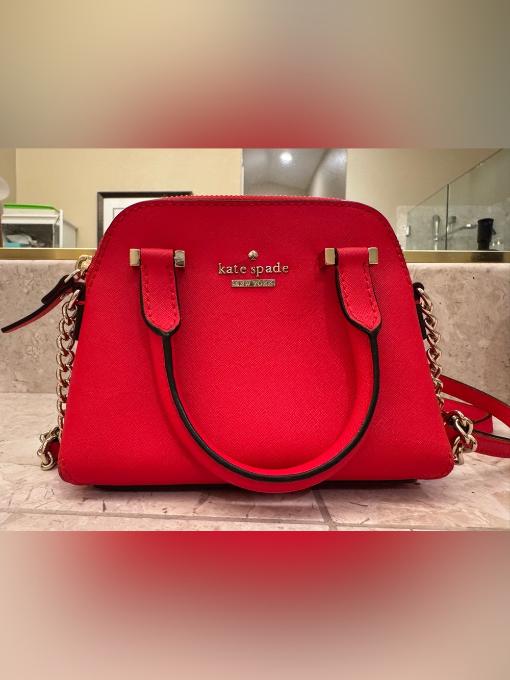 Kate Spade Cedar Street Mini Maise Crossbody Satchel with Chain Strap